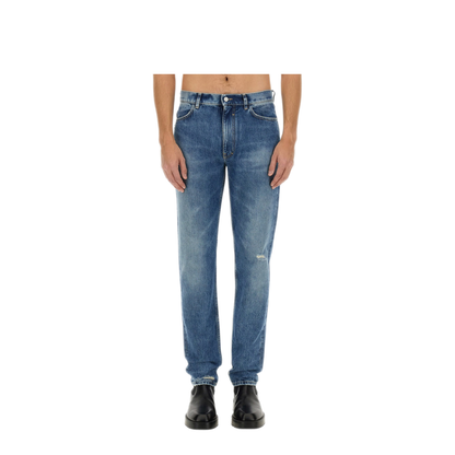 Slim-Fit Denim Jeans - Blue