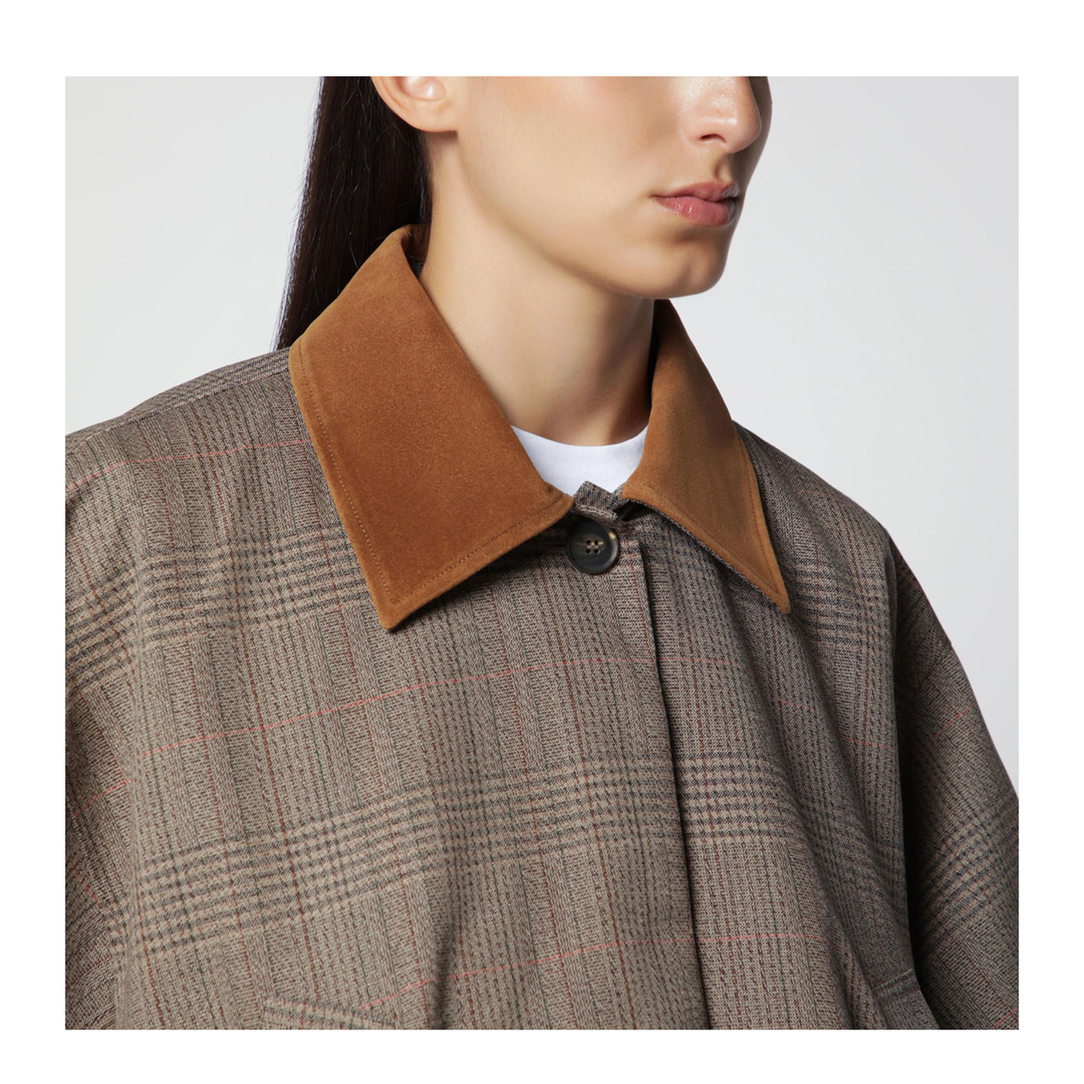 MAYFEYR - Róhe - Brown Prince Of Wales Wool Jacket - 420-11-114WO280