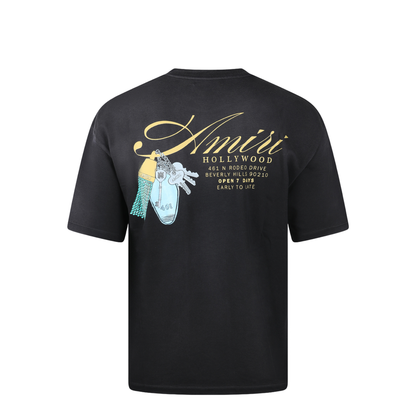 Logo Printed T-Shirts Black