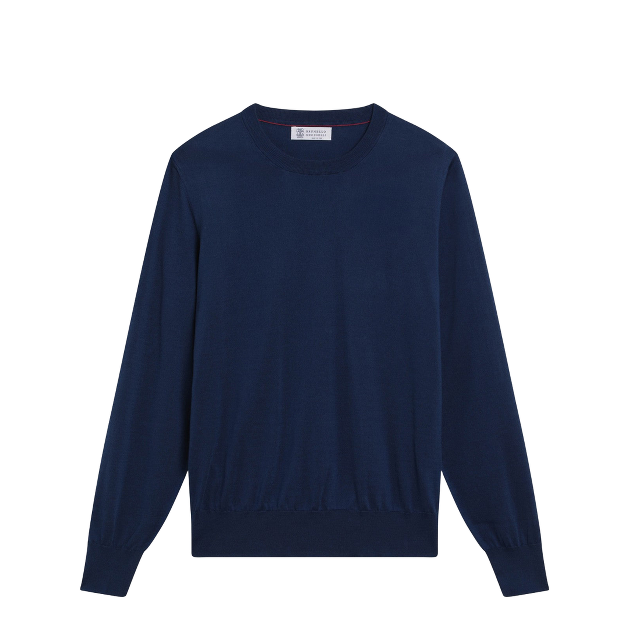 Blue Cotton Sweater