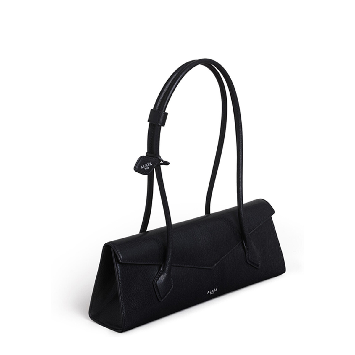 Le Teckel Medium Goatskin Bag - Black