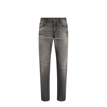 MAYFEYR - Dolce & Gabbana - Regular Fit Denim Trousers - GYJCCDG8PI7