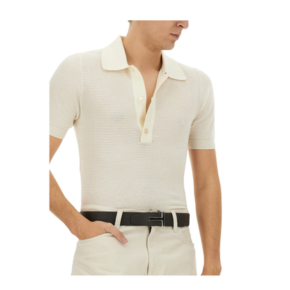MAYFEYR - Tom Ford - Cotton And Silk Polo Shirt - KPS019YMC026S25XAWAW