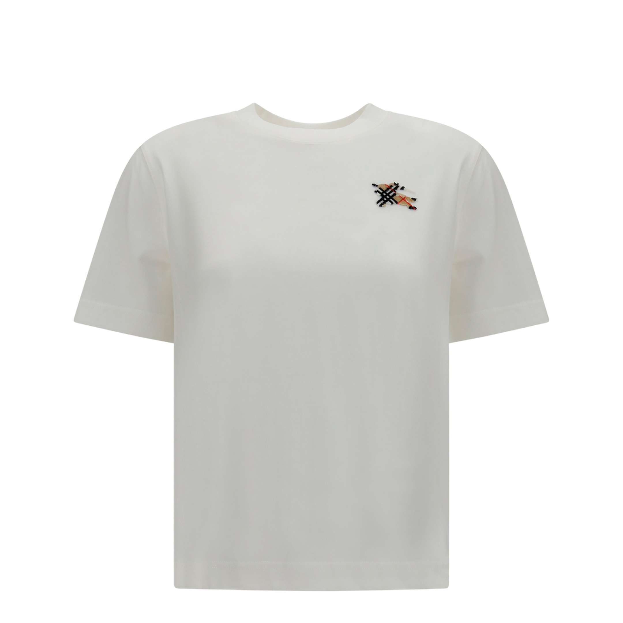 MAYFEYR - Burberry - Knight Check Cotton T-Shirt - 8127956