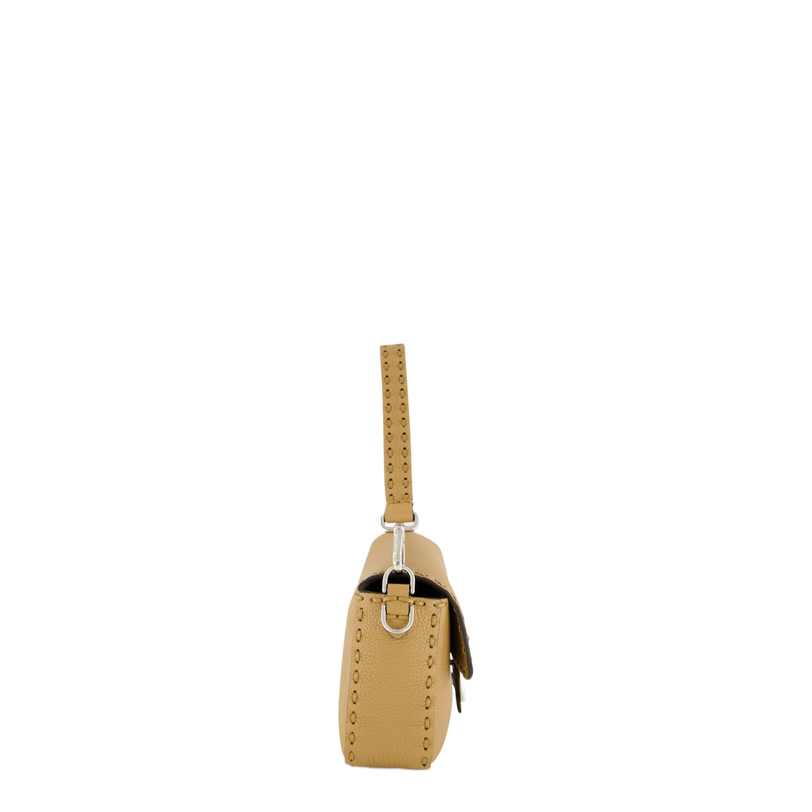 Fendi Ff Plaque Foldover-top Shoulder Bag
