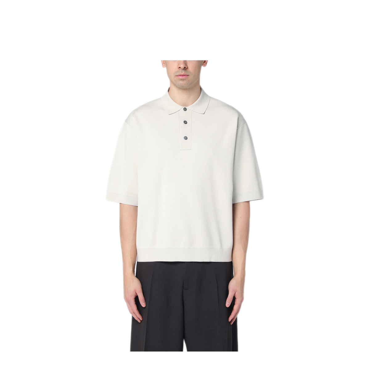 MAYFEYR - Studio Nicholson - Short Sleeve Ice Color Polo - RICO1193IC