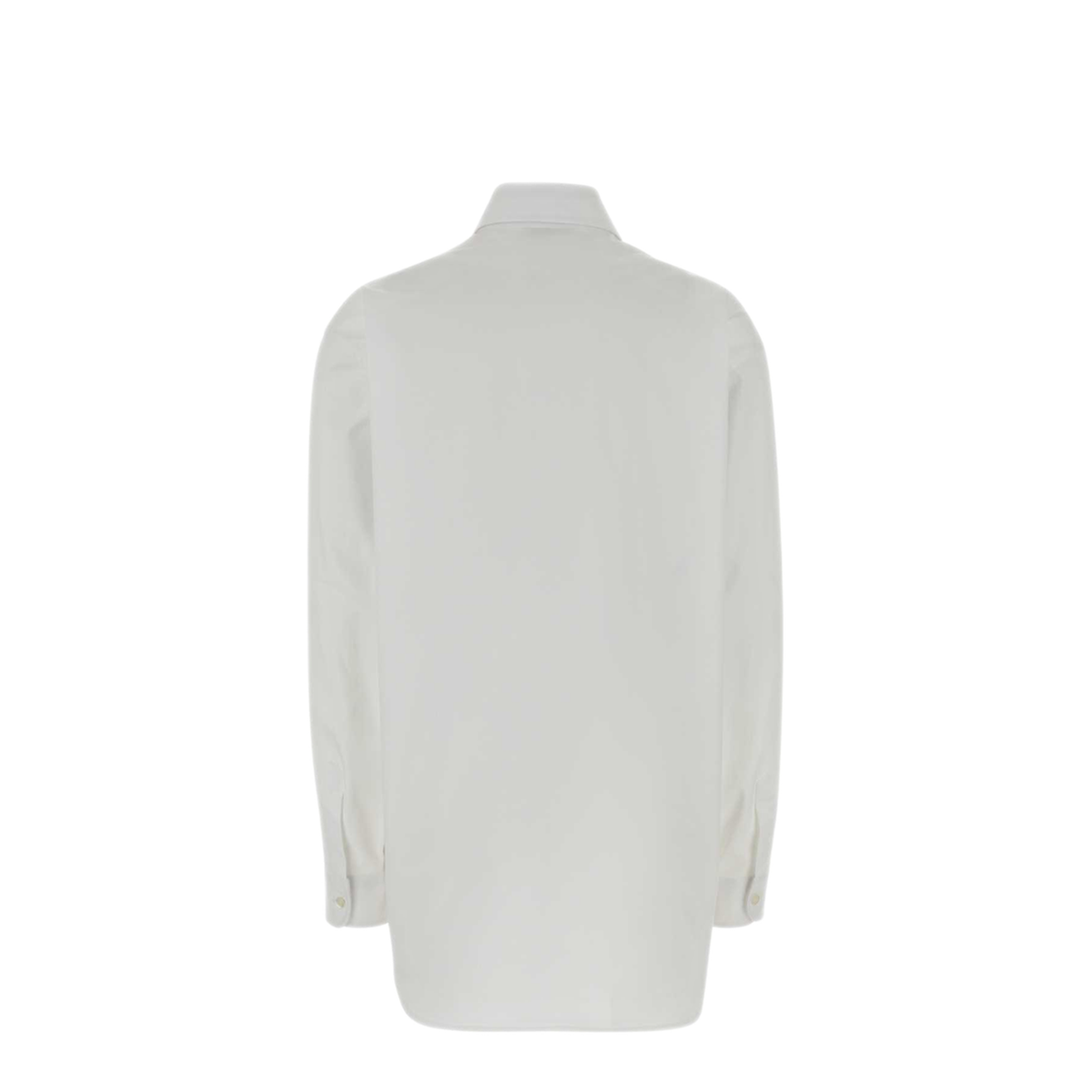 MAYFEYR - Moschino - White Stretch Poplin Shirt - 262D022754361001