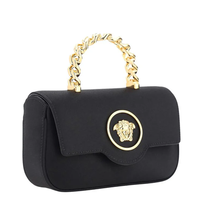 Mini ''La Medusa'' bag in black satin