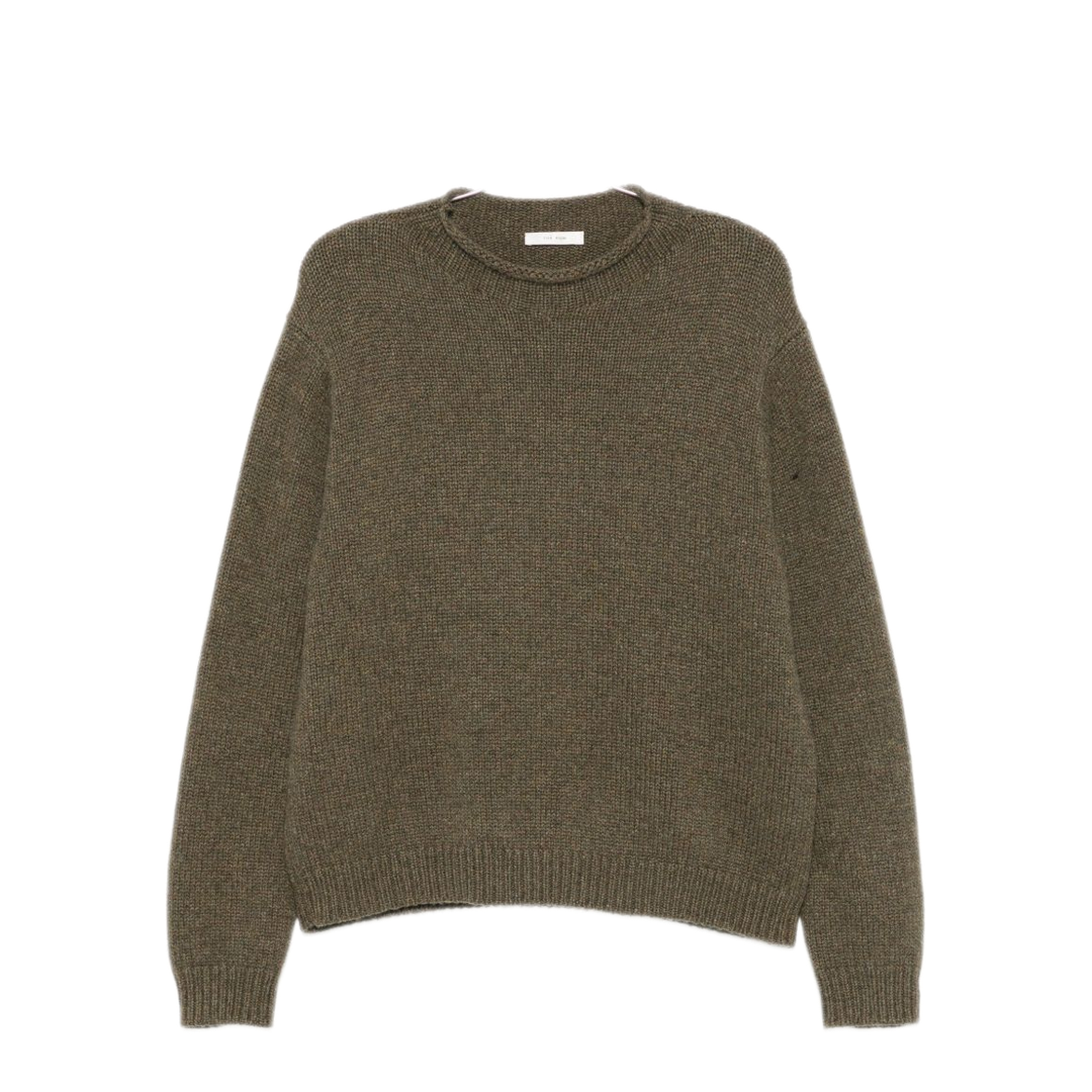 MAYFEYR - The Row - Green Cashmere Ribbed Knit Crew Neck - R001202Y120AUG
