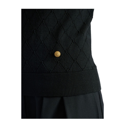 MAYFEYR - Balmain - Top Black - HF1AE089KJ990PA