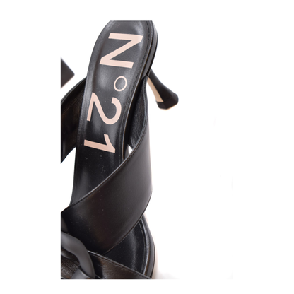 MAYFEYR - NÂ°21 - Black Sandals - 21ECPTNV11051X010