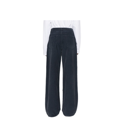 MAYFEYR - The Row - Navy Corduroy Trousers - 6634W4831PWU