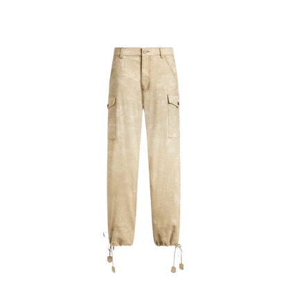 MAYFEYR - Etro - Floral Jacquard Canvas Cargo Trousers - WRNB003399TJEK7