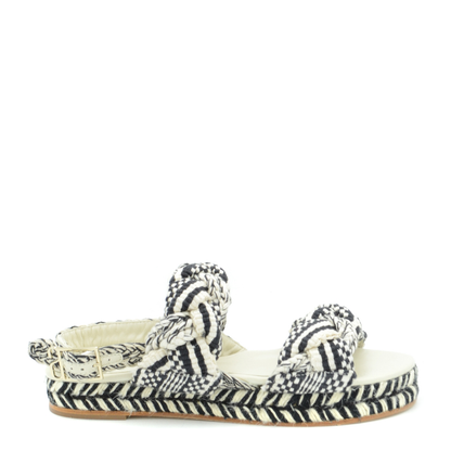 MAYFEYR - Antolina Paris - Black Leather Sandals - ADELITA140