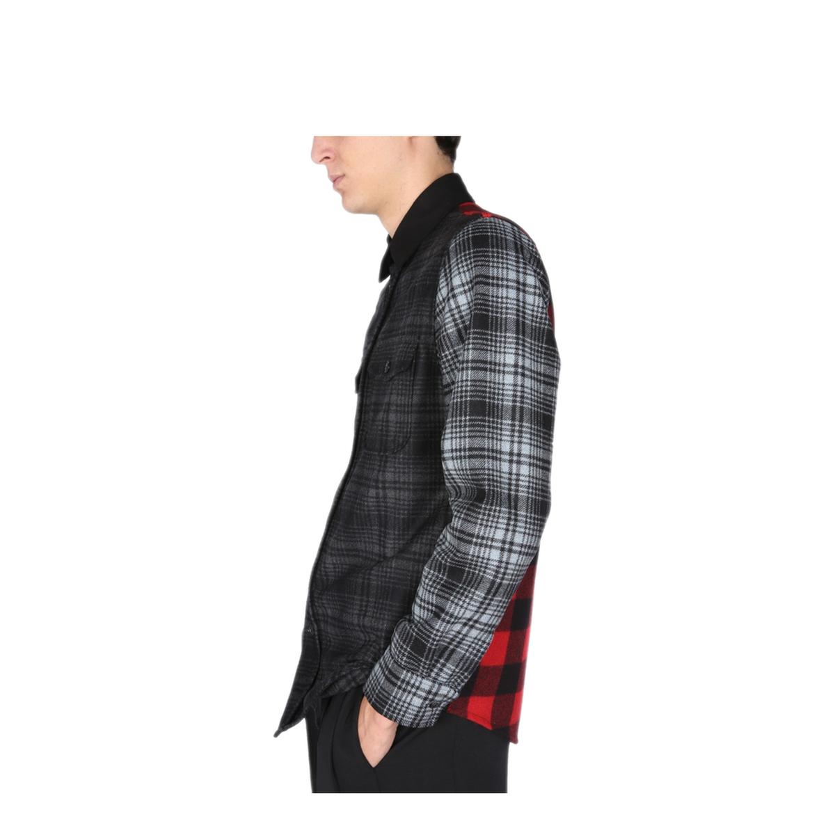 MAYFEYR - Woolrich - Alaskan Melton Shirt Jacket - CFWOOS0051MRUT2355903
