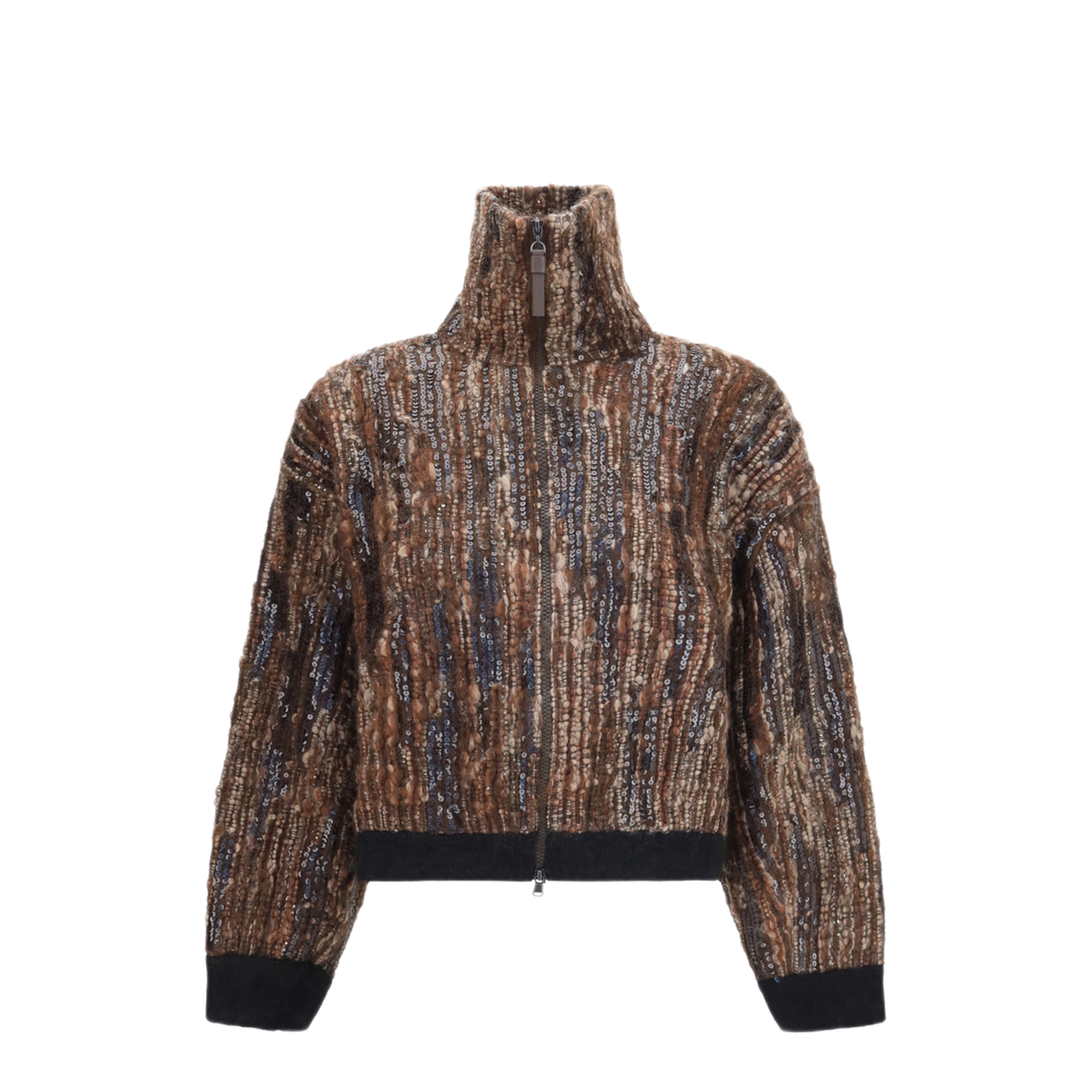 MAYFEYR - Brunello Cucinelli - Perforated Zip Cardigan - MNLR08306PCBS28