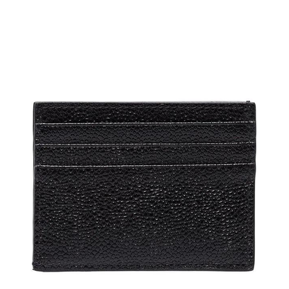 Pebble Grain Leather Single Card Holder