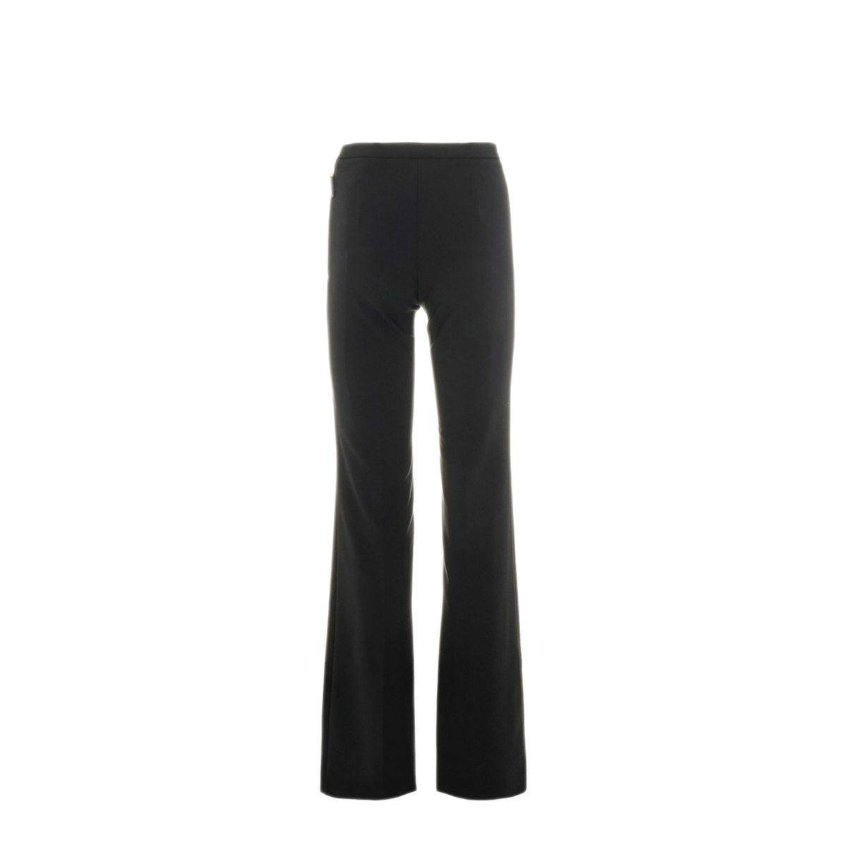 MAYFEYR - Elisabetta Franchi - Black Trousers - PA12156E2110
