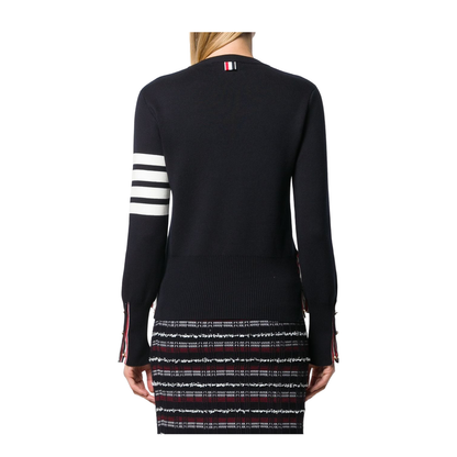 Thom Browne 4-Bar Milano Stitch Jumper