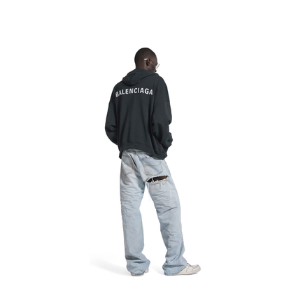 MAYFEYR - Balenciaga - Back Faded Fleece Polo Hoodie - 827939TTVJ2