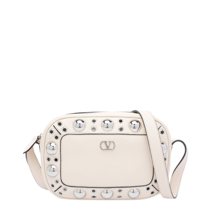 Ivory Suede Nellcote Crossbody Bag