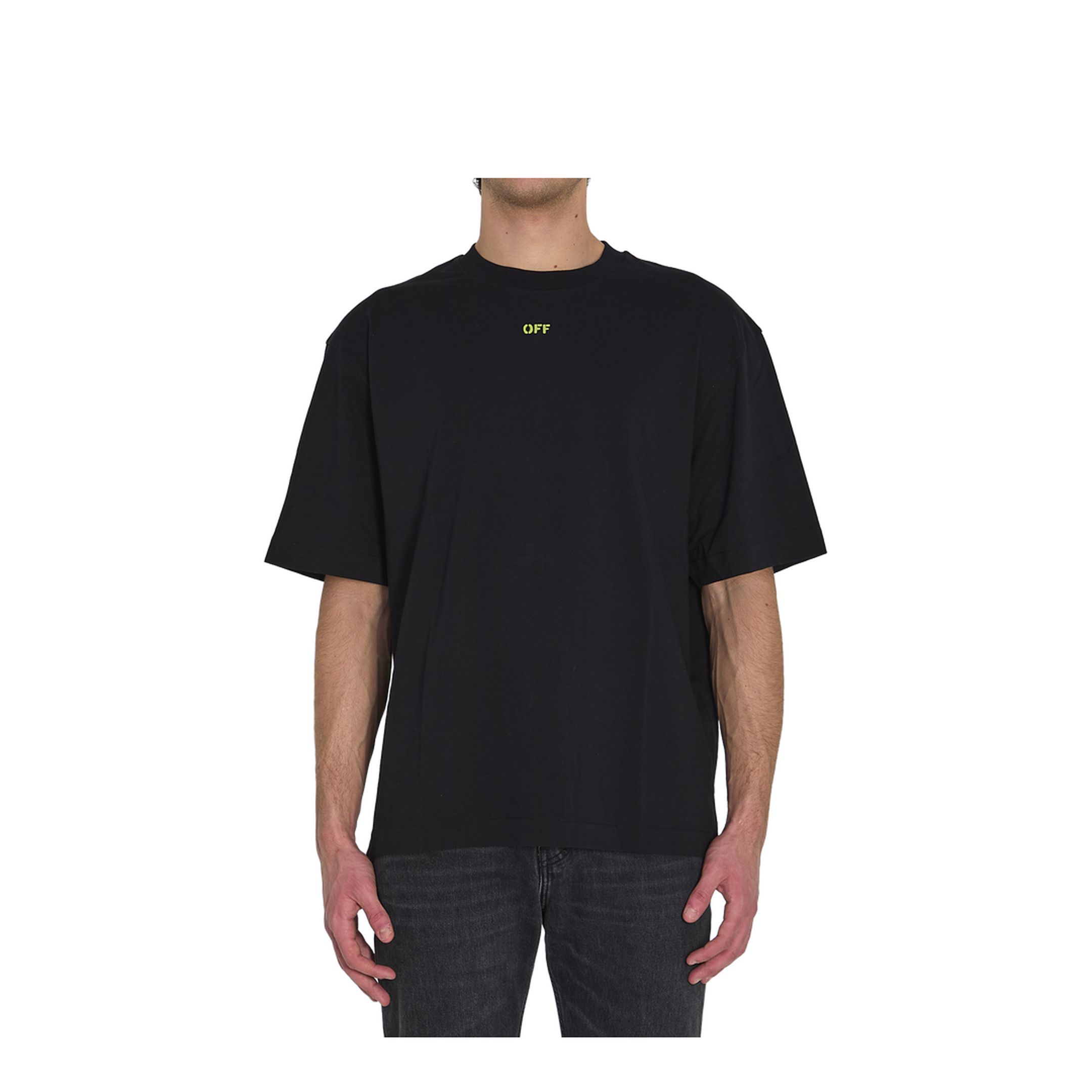 MAYFEYR - Off-White - Dark Slime Arrow T-Shirt - OMAA120S26JER0020001