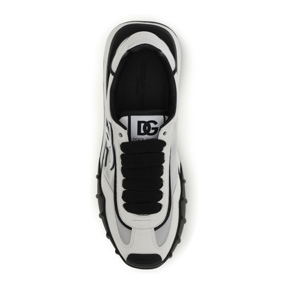 Dg Logo Leather Sneakers