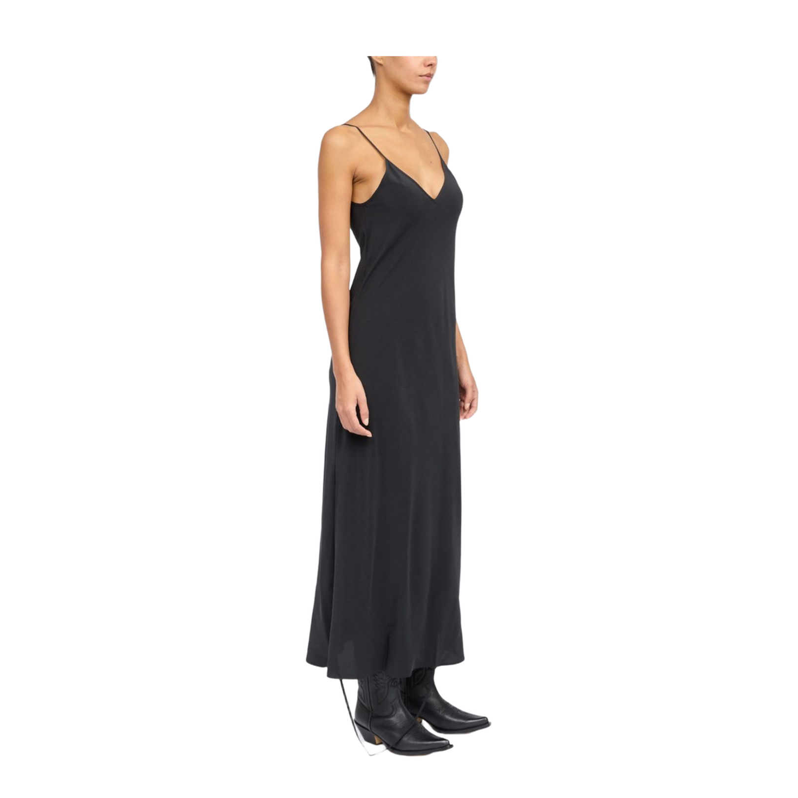 Long Silk Maxi Dress