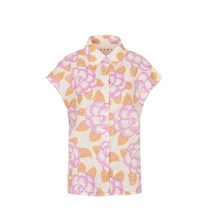 MAYFEYR - Marni - Floral Cap-Sleeved Shirt - CAMA0675S0UTR028BAW01