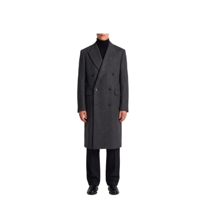 MAYFEYR - Lardini - Grey Double Breasted Coat - AC40408ECN65602950