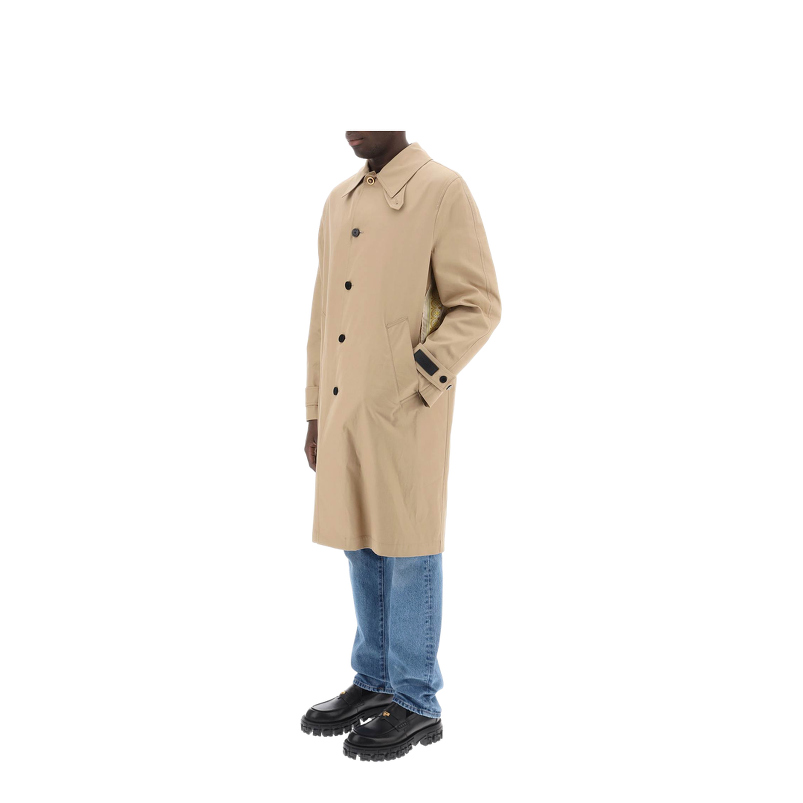 Single-Breasted Waterproof Coat