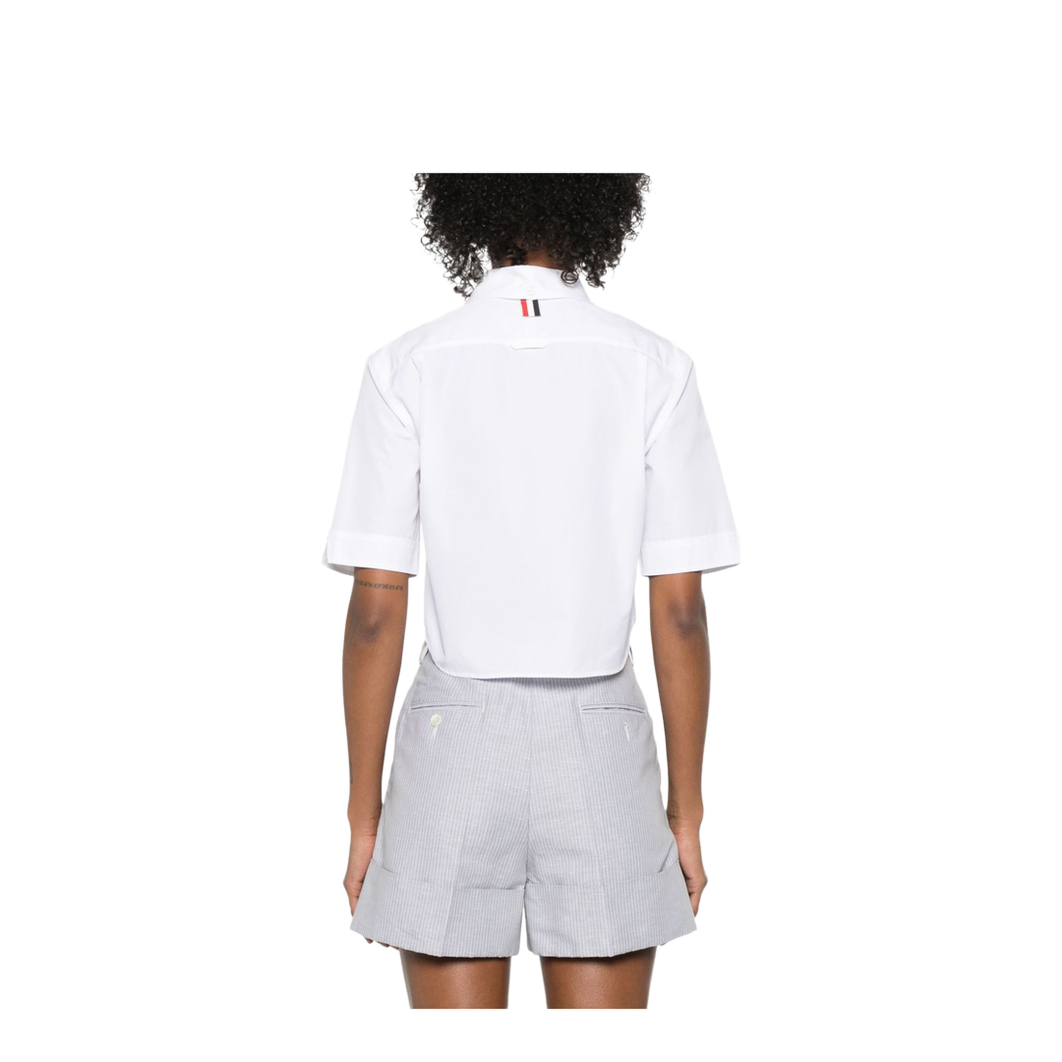 Cotton Cropped Shirt