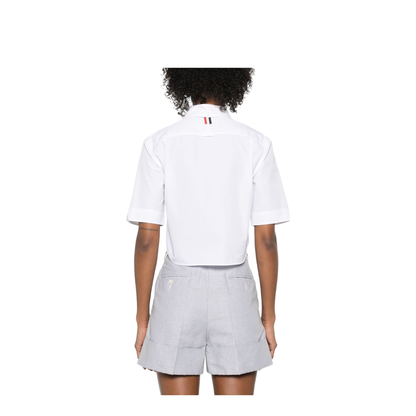 Cotton Cropped Shirt