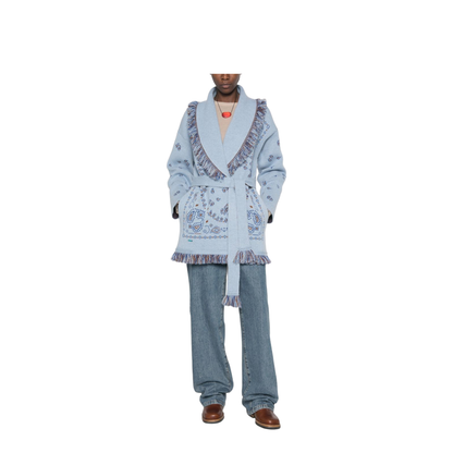 MAYFEYR - Alanui - Sweaters Light Blue - LWHB064E26KNI0024284