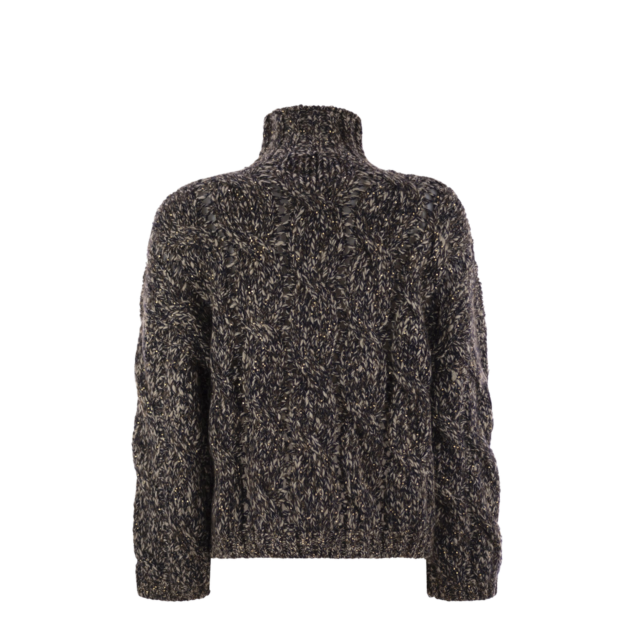 Soft Wool Cashmere And Mohair Turtleneck Sweater