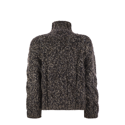 Soft Wool Cashmere And Mohair Turtleneck Sweater