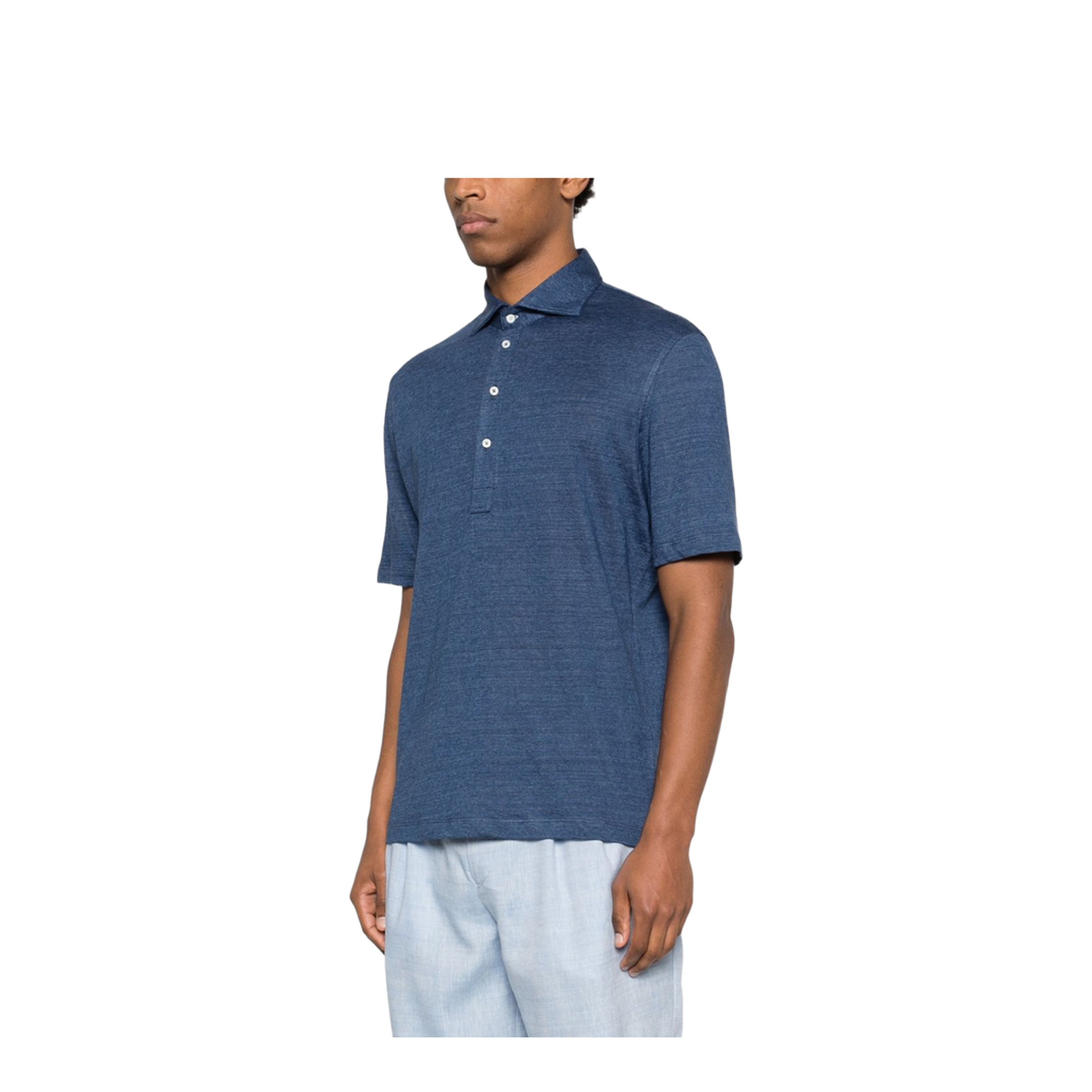 Men's Polo Shirts Blue