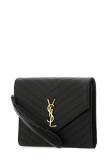 Monogram Envelope Clutch, Gold Hardware