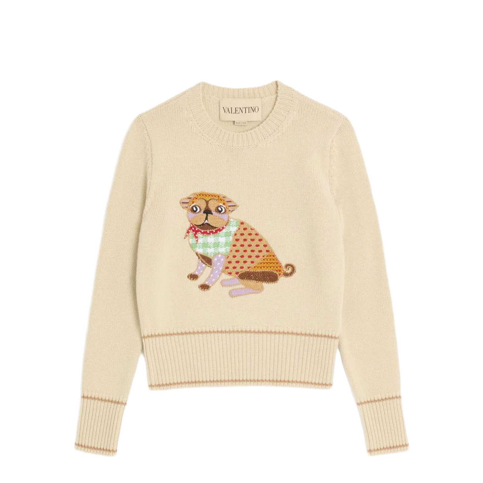 Sweater with Le Chien de la Maison Embroidery