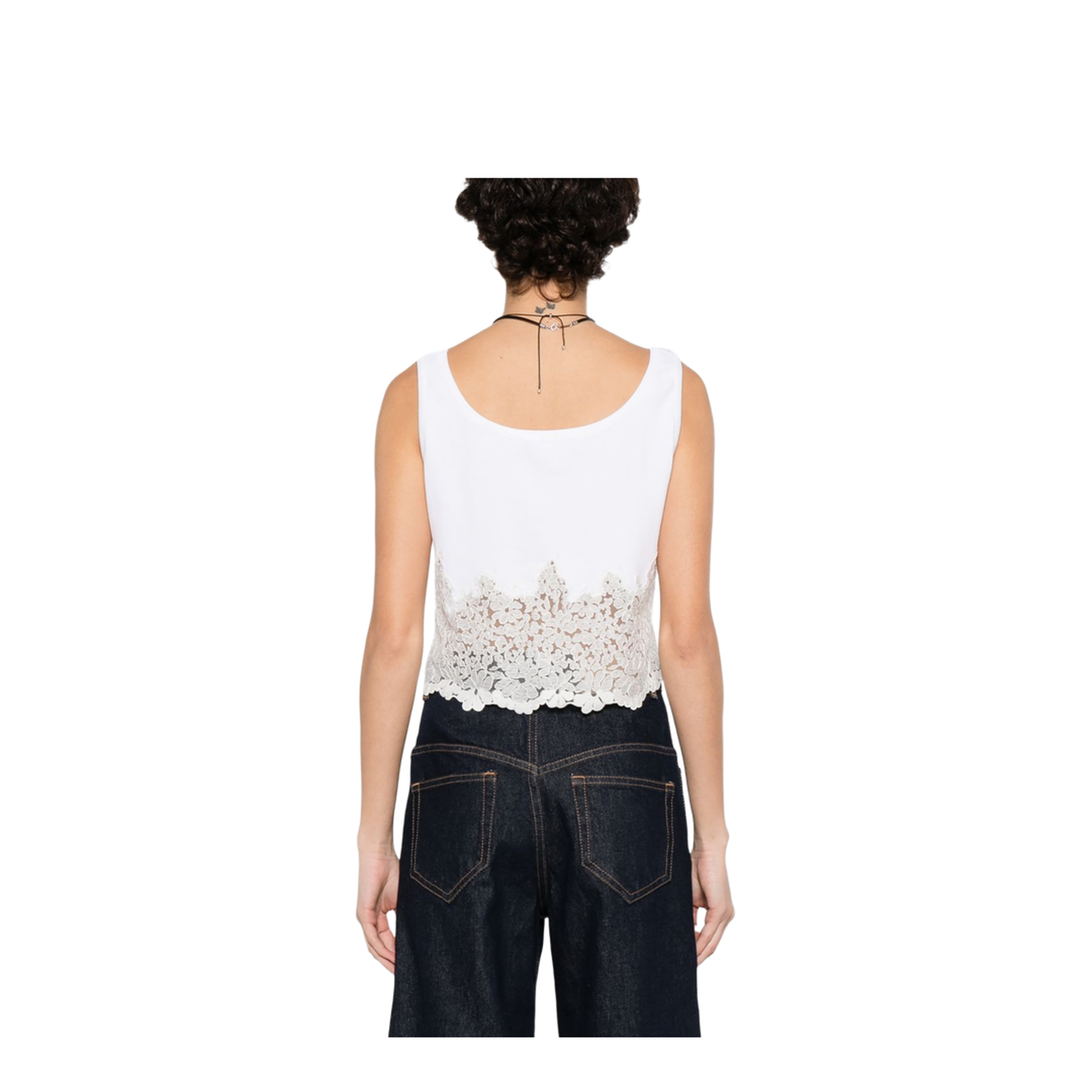 MAYFEYR - Ermanno Scervino - Knitted Tank Top - D482L303APXHC10601