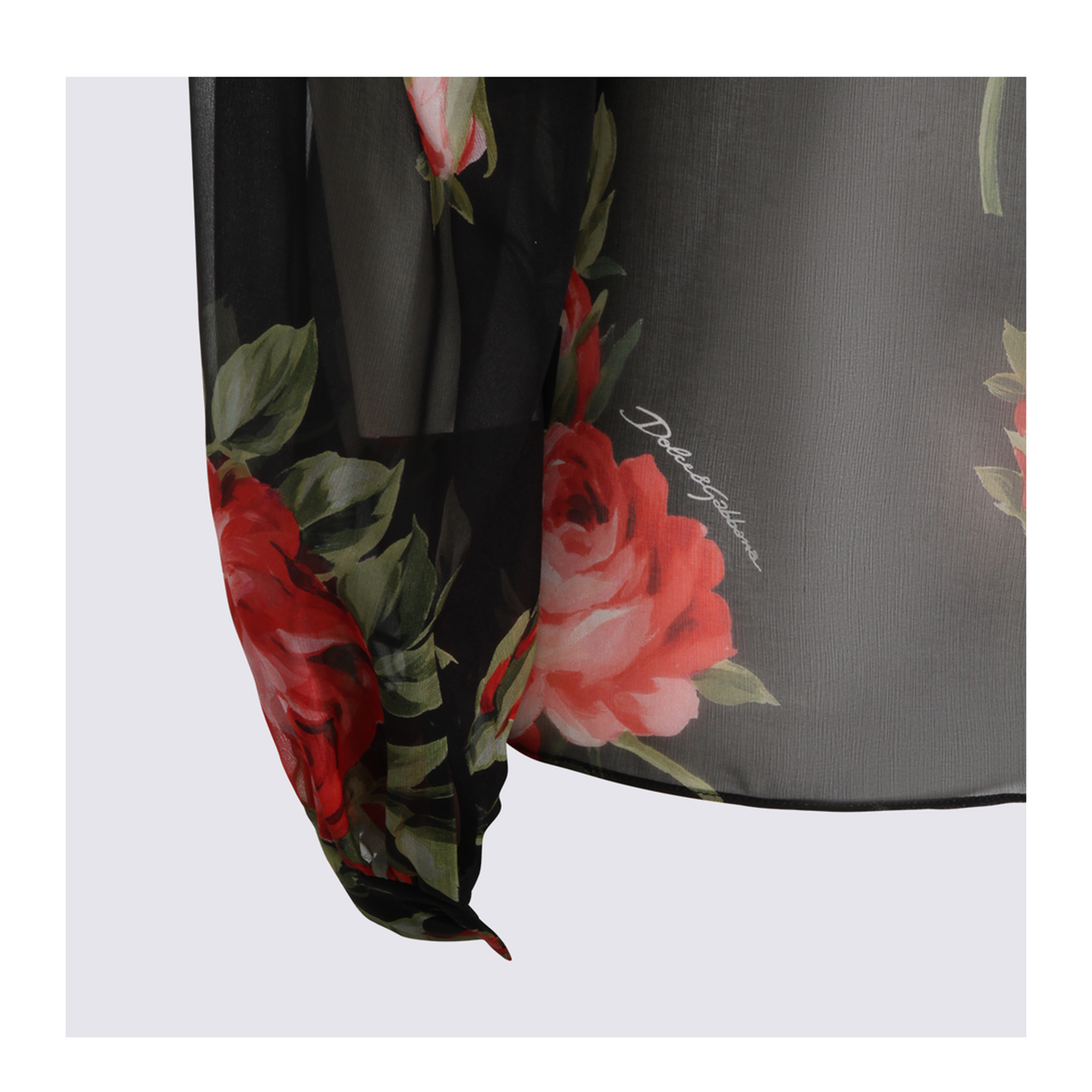Rose Bouquet Print Top