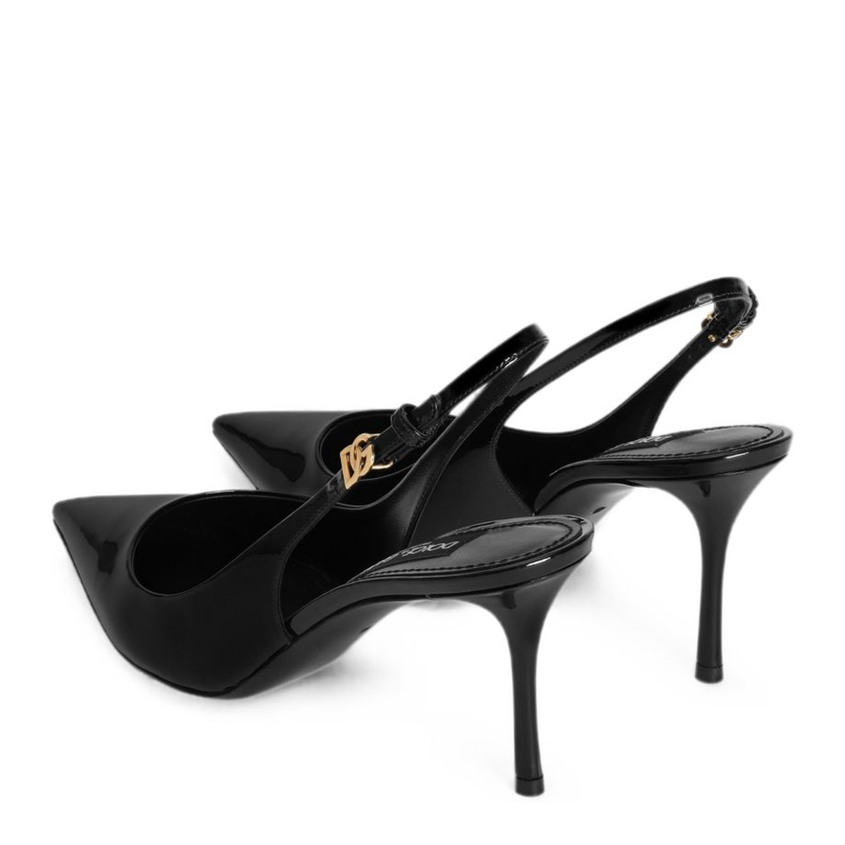 MAYFEYR - Dolce & Gabbana - Black Patent Leather Slingback Pumps - CG1055A147180999