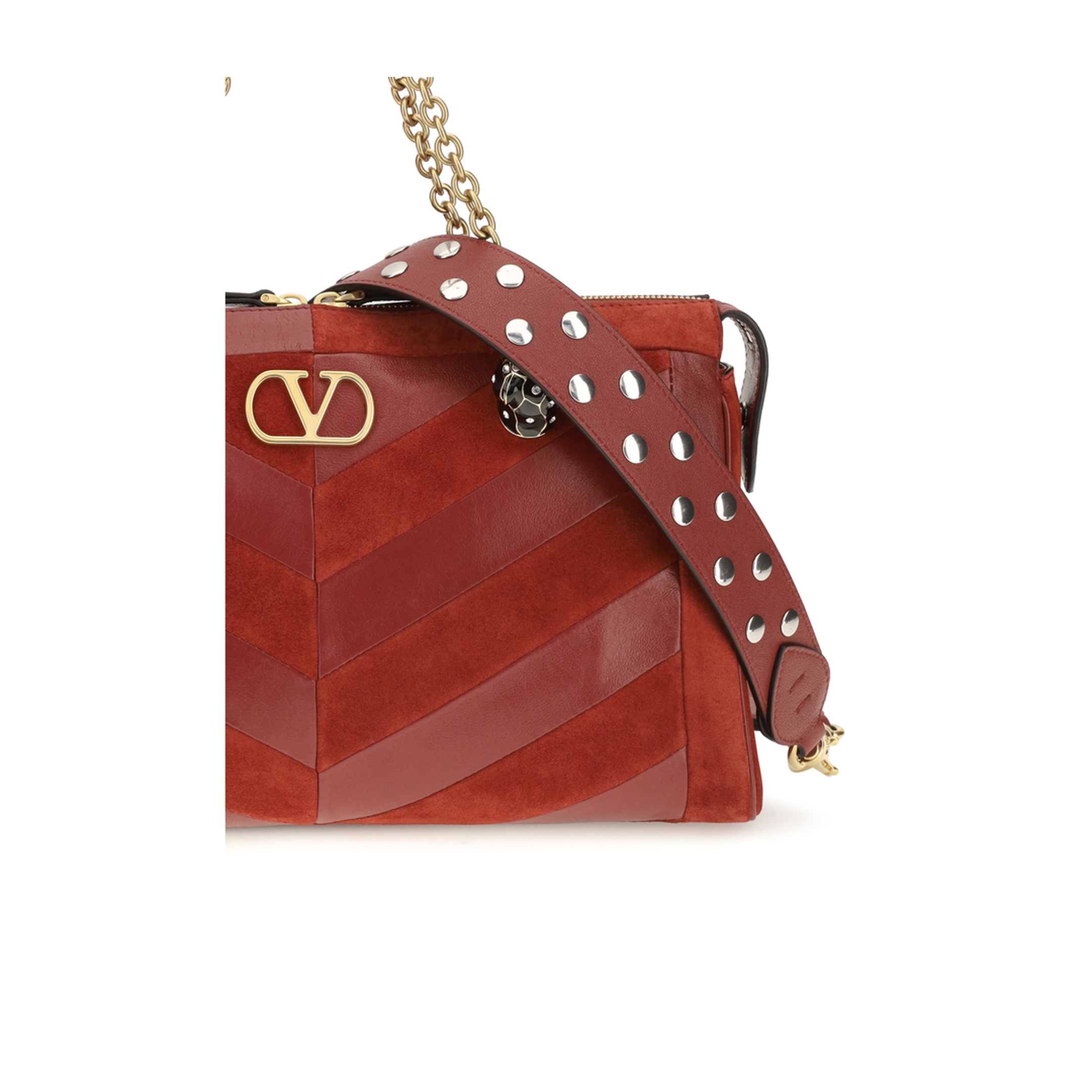 MAYFEYR - Valentino - Medium Chevron Pattern Panthea Shoulder Bag - 9W2B0S70DED