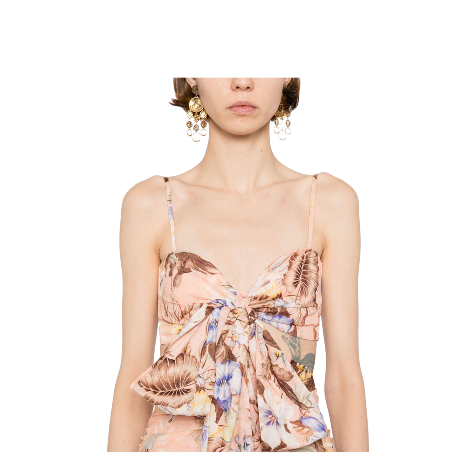 Coco Printed Cotton Mini Dress