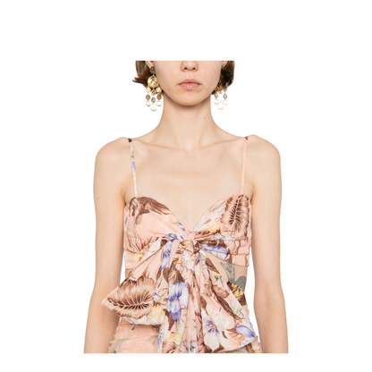 Coco Printed Cotton Mini Dress