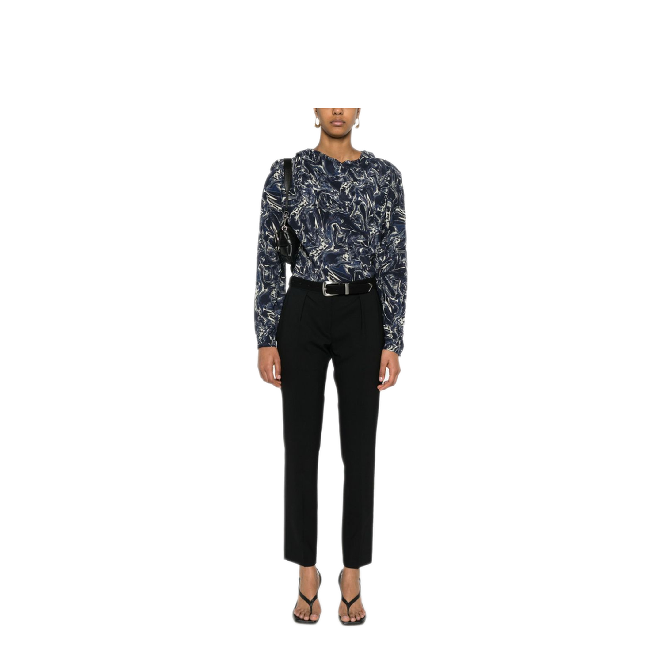 MAYFEYR - Isabel Marant - Nolena Slim-Cut Trousers - PA0288FBB1F01I01BK