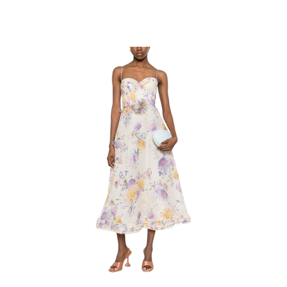 MAYFEYR - Zimmermann - Midi Dress With Flower Print - 7568DS261CRDA