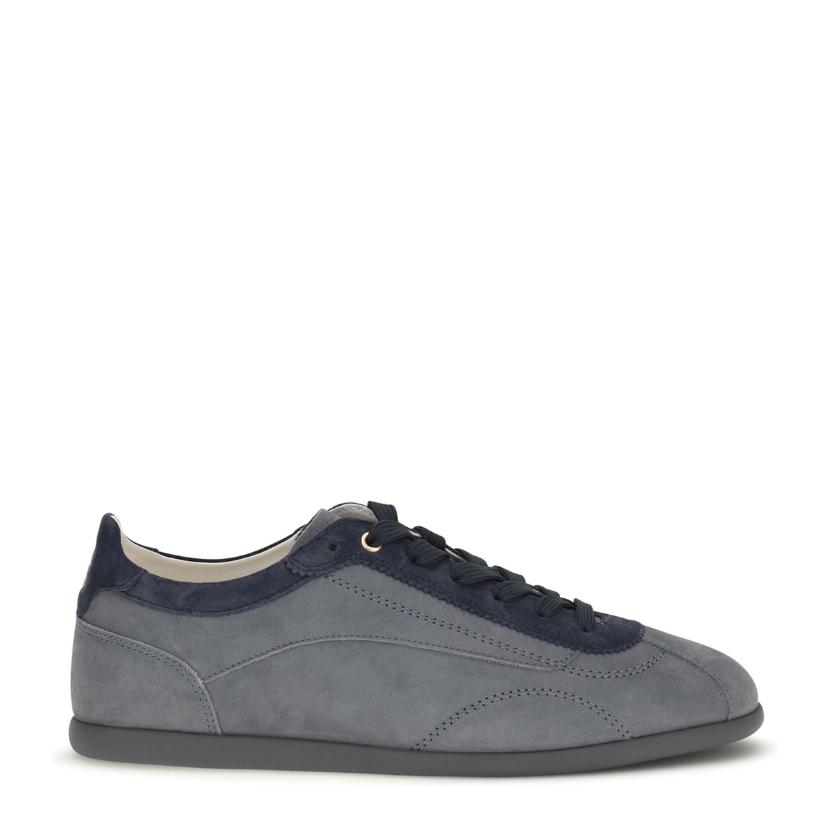 MAYFEYR - Brunello Cucinelli - Nubuck And Suede Sneakers With Slim Sole - MZUKRED337CEZ42