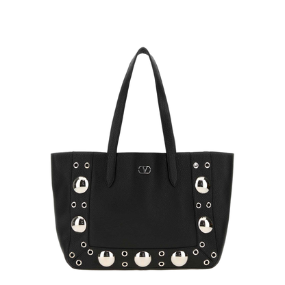 Nellcôte Small Leather Shopping Bag - Black