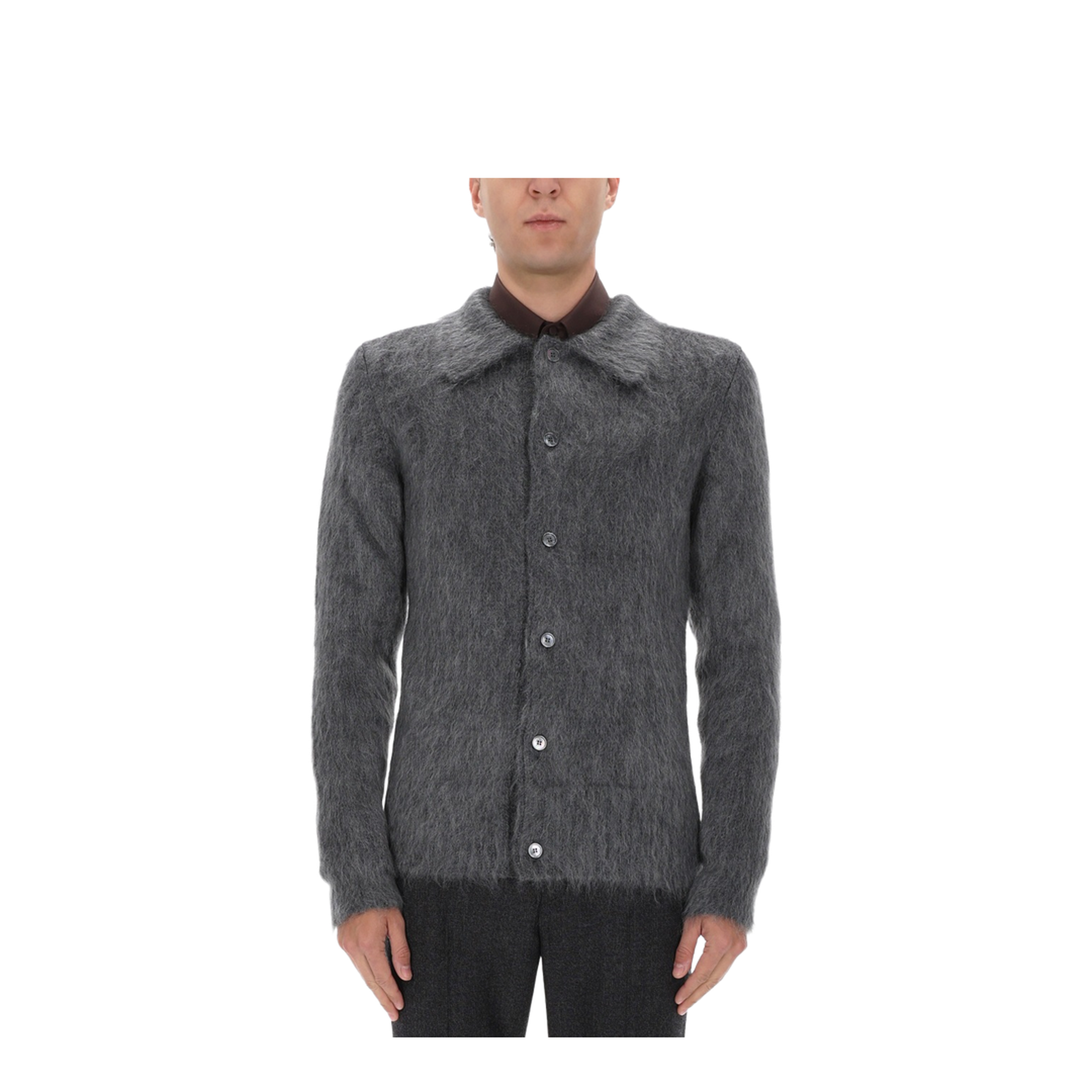 Brushed Wool Cardigan